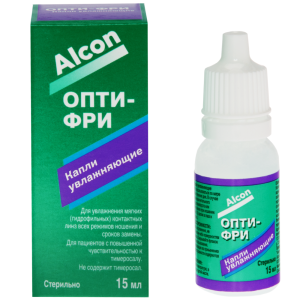 Опти-Фри капли глазные фл 15мл увлажняющие Купить Опти-Фри капли глазные фл 15мл увлажняющие