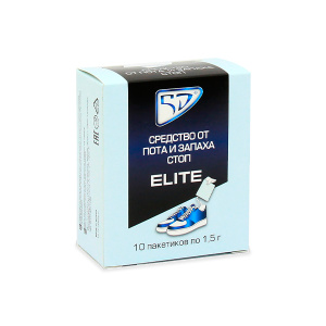 Купить  5D ср-во д/ног 1,5г №10 от пота и запаха стоп elite