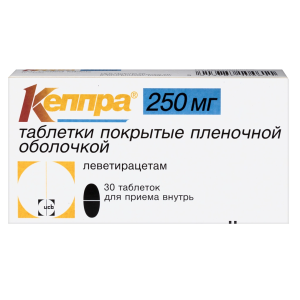 Купить  Кеппра таб ппо 250мг №30