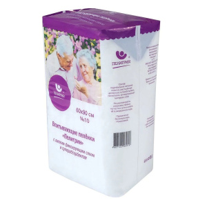 Купить  Пеленки впитыв Пелигрин 60смX90см №10 с липким слоем с суперабсорб