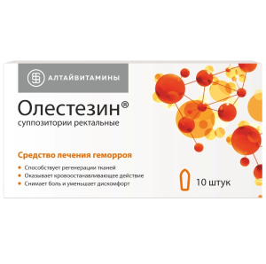 Купить  Олестезин 10 шт суппозитории ректальные