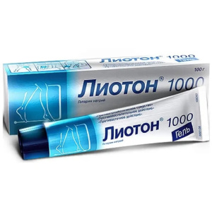 Купить  Лиотон 1000 100 г гель для наружного применения