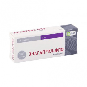Купить  Эналаприл-ФПО таб 5мг №20