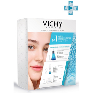 Купить  Vichy набор Mineral 89 Сыворотка-концентрат 30 мл+Mineral 89 Гель-сыворотка 10 мл+Aqualia Thermal Дневной крем 15 мл