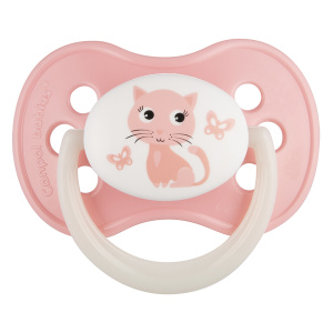 Canpol babies 0-6 мес animals розовый пустышка латекс кругл Купить Canpol babies 0-6 мес animals розовый пустышка латекс кругл
