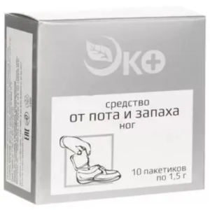 Купить  Эко 1,5 г 10 шт средство от пота и запаха ног