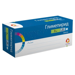 Купить  Глимепирид таб 3мг №30