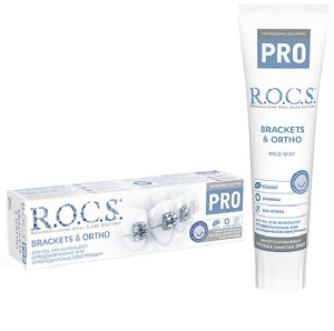 Купить  Rocs Pro Brackets &Ortho зубная паста 135г