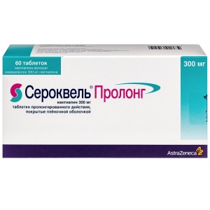 Купить  Сероквель Пролонг 300 мг 60 шт таблетки пролонгированного действия покрытые пленочной оболочкой