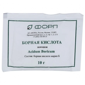 Купить  Борная Кислота пор д/наруж примен 10г
