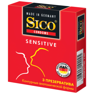 Купить  Sico Sensitive презервативы контурные 3 шт.