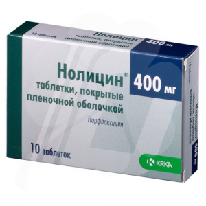 Нолицин таблетки ппо 400мг №10