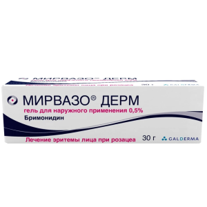 Мирвазо Дерм гель для наружного применения 0,5% 30г Купить Мирвазо Дерм гель для наружного применения 0,5% 30г