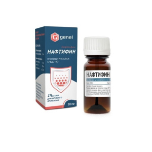 Купить  Нафтифин р-р д/наруж примен 1% фл 10мл