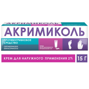 Купить  Акримиколь 2 % 15 г крем для наружного применения