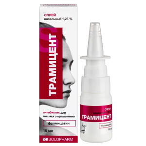Купить  Трамицент 1,25% 15 мл спрей назальный