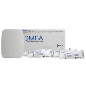 Купить  Эмла 5 г 5 шт крем для местного и наружного применения