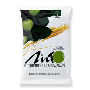 Купить  Отруби пшеничные Лито  200г хрустящие с кальцием и яблоком