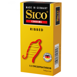 Купить  Sico Ribbed презервативы ребристые 12 шт.