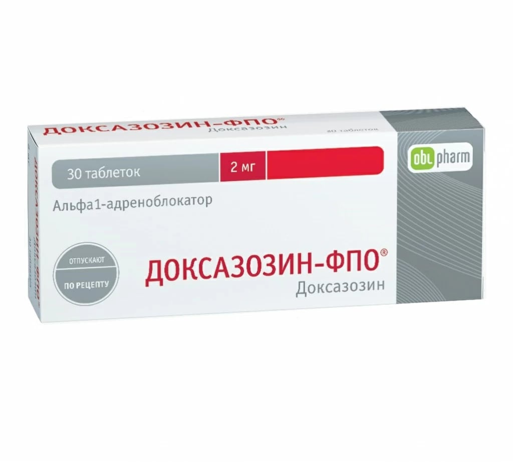 Доксазозин-ФПО таб 2мг №30  по цене 190 ₽ в интернет аптеке в .