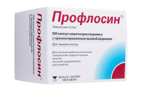 Купить  Профлосин капсулы кишечнорастворимые с пролонгированным высвобождением 0,4мг №100