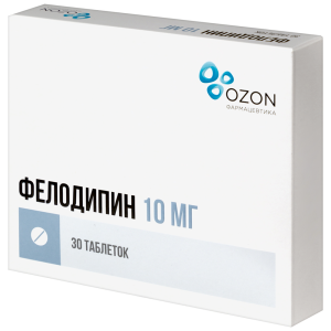 Купить  Фелодипин таб ппо пролонг высвоб 10мг №30