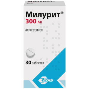 Милурит таб 300мг №30 Купить Милурит таб 300мг №30