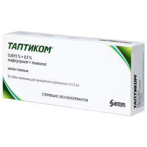 Купить  Таптиком капли глазные  тюб-кап 0,3мл №30