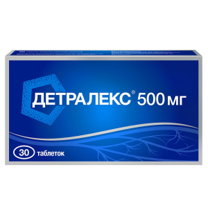 Купить  Детралекс таб ппо 500мг №30