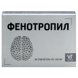 Купить  Фенотропил 100 мг 30 шт таблетки