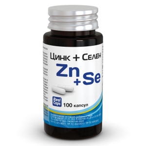 Купить  RealCaps Цинк + Селен 100 шт капсулы