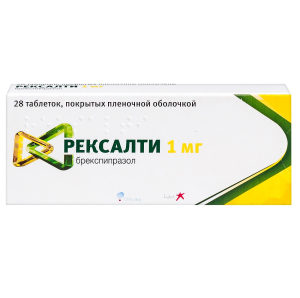 Купить  Рексалти 1 мг 28 шт таблетки покрытые пленочной оболочкой