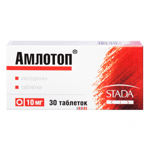 Купить  Амлотоп таблетки 10мг №30