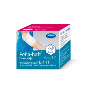 Купить  Бинт эласт Peha-Haft  4мX4см когезивный белый