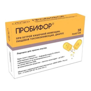 Купить  Пробифор 500 млн КОЕ 30 шт порошок для приема внутрь пакет