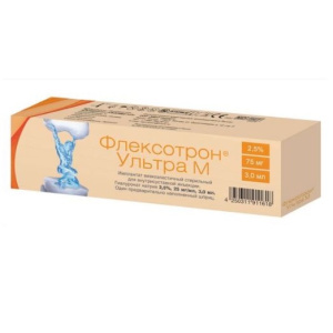 Купить  Флексотрон Ультра М 25 мг / мл 3 мл 1 шт раствор для внутрисуставного введения шприц