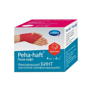Купить  Бинт эласт Peha-Haft  4мX4см когезивный красный