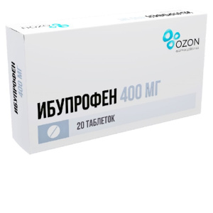 Купить  Ибупрофен таб ппо 400мг №20