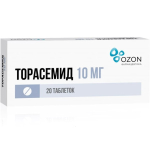 Купить  Торасемид таблетки 10мг №20