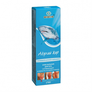 Купить  Акулий Жир крем-бальзам для тела 75мл сабельник-мурав спирт