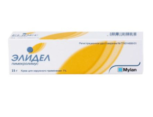 Элидел крем д/наруж примен 1% 15г