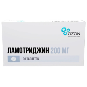 Купить  Ламотриджин таб 200мг №30