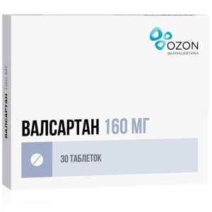 Купить  Валсартан таб по 160мг №30