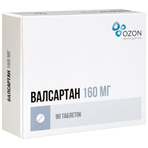 Купить  Валсартан таб ппо 160мг №90