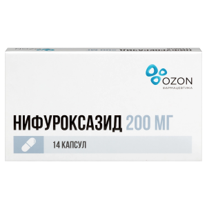 Купить  Нифуроксазид 200 мг 14 шт капсулы