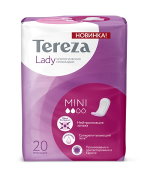 Купить  Tereza Lady Mini 20 шт прокладки урологические одноразовые