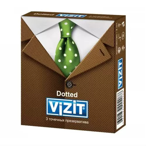 Купить VIZIT Dotted презервативы точечные 3 шт.
