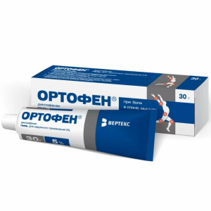Купить  Ортофен гель д/наружн примен 5% 30г