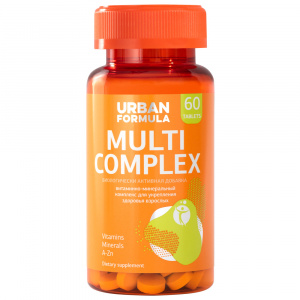 Купить Urban Formula таб №60 Multi Complex Витаминно-минеральный комплекс от А до Zn