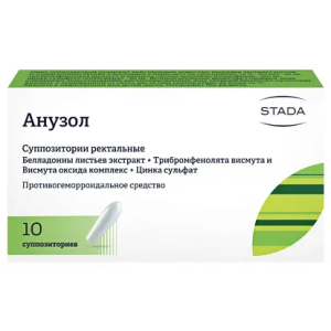Купить  Анузол свечи №10